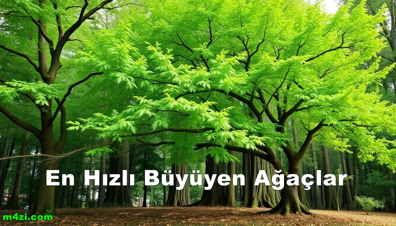 En Hızlı Büyüyen Ağaçlar