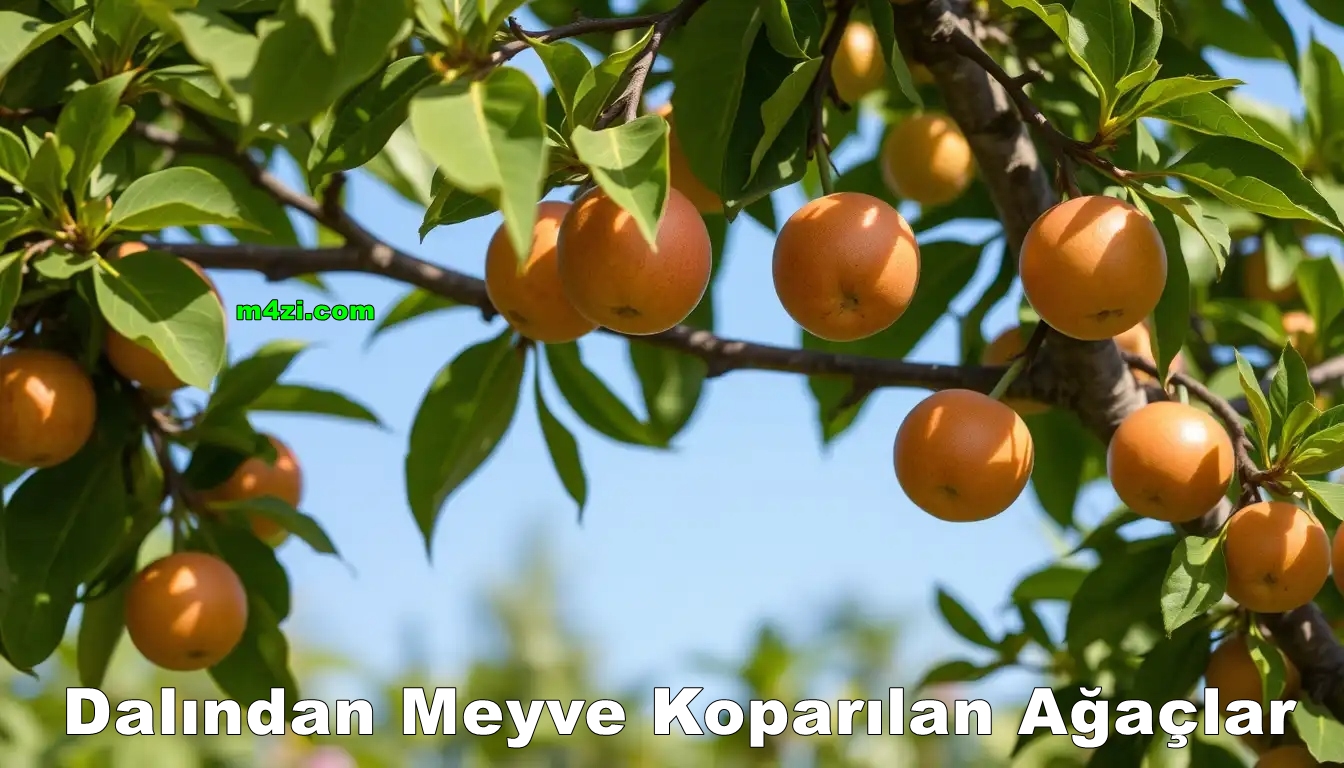 Dalından Meyve Koparılan Ağaçlar