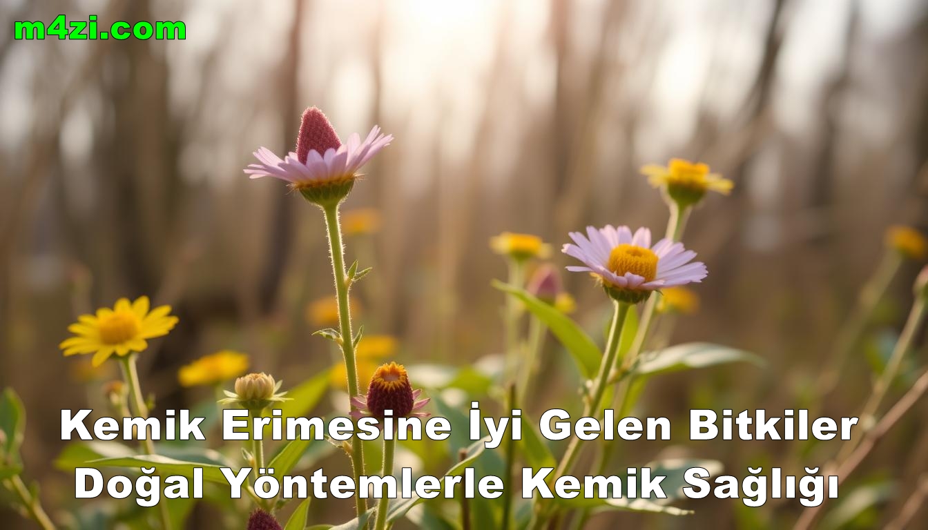 Kemik Erimesine İyi Gelen Bitkiler – Doğal Yöntemlerle Kemik Sağlığı
